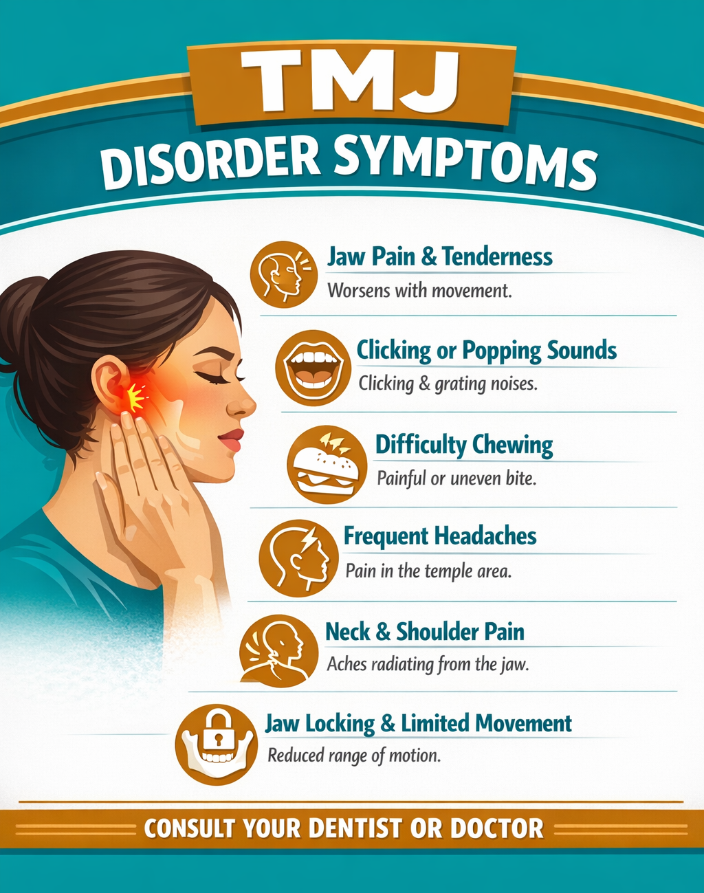 TMJ Disorder Symptoms