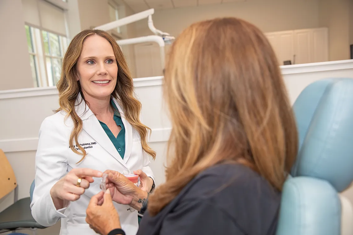 doctor explaining treatment options